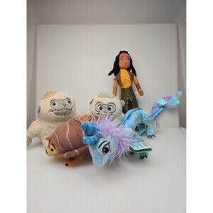 Disney Raya & The Last Dragon Plush Stuffies Lot of 5 Stuffed Animals